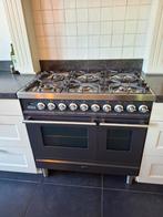 Boretti fornuis 5 gaspitten en een wokbrander. Dubbele oven, Ophalen, Gebruikt, 60 cm of meer, Gas
