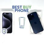 iPhone 15 pro 128GB blauw /krasvrij /94% batt /garantie, 94 %, 128 GB, Apple, Blauw