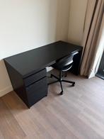 IKEA Malm Bureau - Stijlvol en Praktisch!, Huis en Inrichting, Bureaus, Ophalen, Gebruikt, Bureau