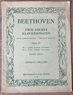 Beethoven Zwei leichte klaviersonaten, Two Easy Sonatas Op49, Muziek en Instrumenten, Bladmuziek, Ophalen of Verzenden, Gebruikt