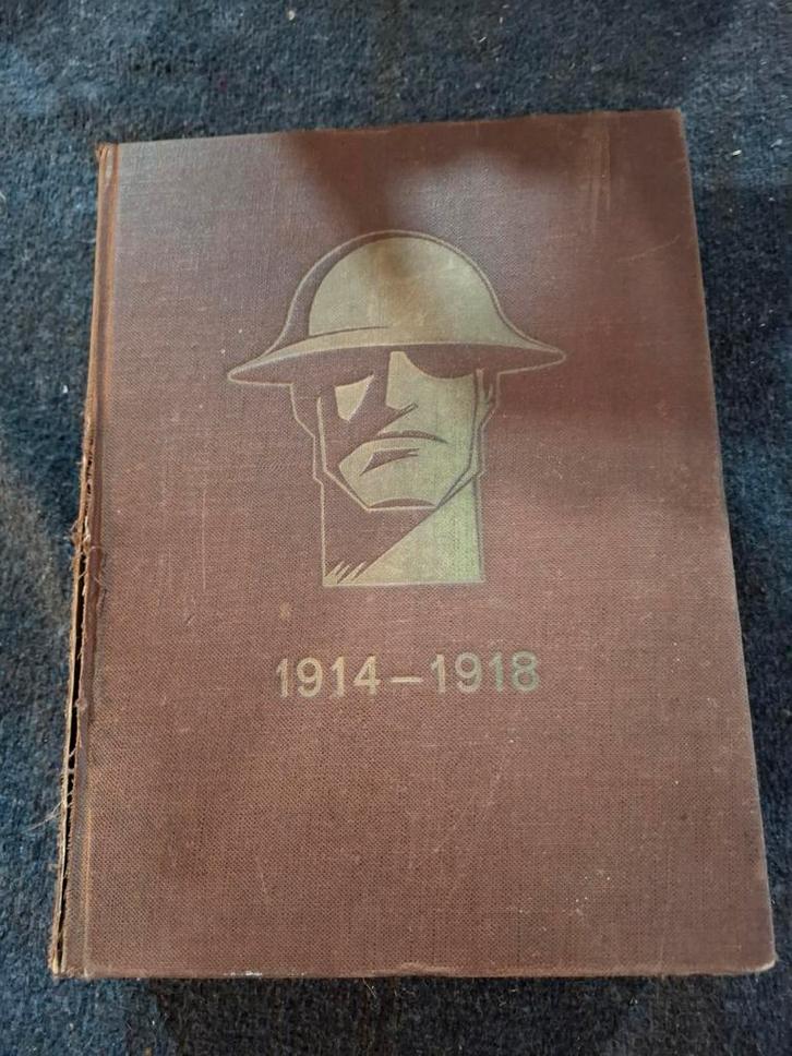 Oude boek 1914-1918, Boeken, Oorlog en Militair, Gelezen, Overige onderwerpen, Tweede Wereldoorlog, Ophalen of Verzenden