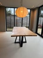 Massief Frans eikenhouten tafel van Zwaartafelen, Huis en Inrichting, Tafels | Eettafels, Ophalen, Eikenhout, 50 tot 100 cm, Zo goed als nieuw