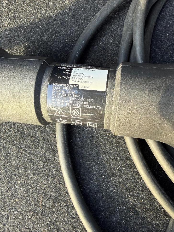 laadkabel volvo type 2-schuko, Auto diversen, Laadpalen, Zo goed als nieuw, Laadkabel, Ophalen