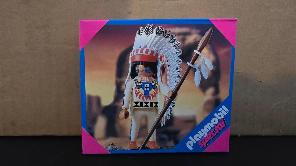 Playmobil 4589 Indianen opperhoofd nieuw in doos, Ophalen of Verzenden, Nieuw, Complete set