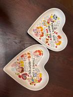 Twee Blond Amsterdam Hart Schalen - Nieuw uit Verzameling, Porselein of Keramiek, Schaal, Nieuw, Ophalen of Verzenden