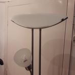 vloerlamp IKEA als nieuw met beweegbare leeslamp, rvs, Huis en Inrichting, Lampen | Vloerlampen, Ophalen, Zo goed als nieuw, Glas