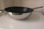 Grote ikea wok pan 32cm, Ophalen of Verzenden, Zo goed als nieuw, Rvs, Wok