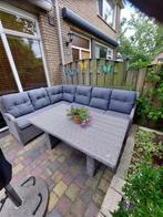 Loungeset (hoekopstelling), Ophalen, Gebruikt, Rotan, 6 zitplaatsen