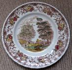 Royal Tudor Ware bordje Old England Staffordshire, Huis en Inrichting, Gebruikt, Ophalen of Verzenden, Bord(en), Wedgwood