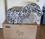 Poef Zebra, Huis en Inrichting, Overige materialen, Minder dan 50 cm, Nieuw, Ophalen of Verzenden