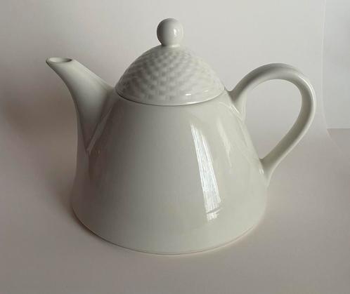 Porseleinen theepot met deksel Pagnossin Treviso Italië, Antiek en Kunst, Antiek | Servies los, Ophalen of Verzenden