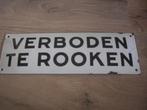 emaille bordje verboden te rooken, Ophalen of Verzenden