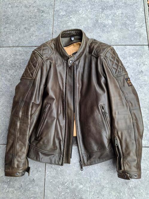 Helstons leren motorjas, maat XXL, Motoren, Kleding | Motorkleding, Jas | leer, Tweedehands, Ophalen of Verzenden