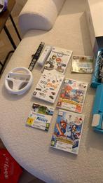 Wii sports bundel + spellen+ stuur, Spelcomputers en Games, Ophalen, Zo goed als nieuw