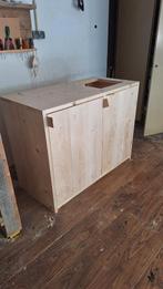 Keukenblok van terug gedroogd en geschaafd steigerhout, Huis en Inrichting, Keuken | Keukenelementen, Ophalen of Verzenden, Nieuw
