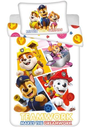 Paw Patrol Beddengoed - (Bed)135 x 100 + (Kussen)40 x  beschikbaar voor biedingen