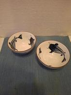 Gusto Table Tales - Japan - 2 porseleinen vis / koi kommen, Japan, --, Gusto, Ophalen of Verzenden