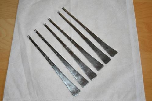 Set van 6 schaaldier prikkers Eternum 18/10, Antiek en Kunst, Antiek | Bestek, Verzenden
