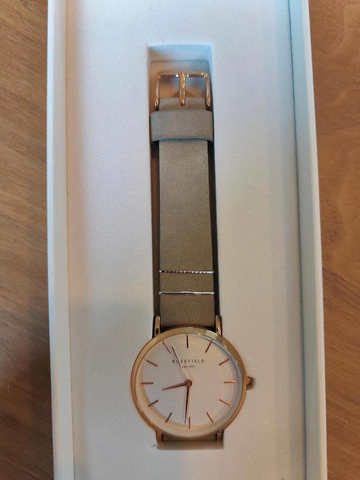 Horloge Rosefield, Sieraden, Tassen en Uiterlijk, Horloges | Dames, Nieuw, Polshorloge, Overige merken, Overige materialen, Leer