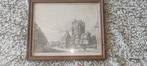 Oude Prent Wijk bij Duurstede, Antiek en Kunst, Kunst | Etsen en Gravures, Ophalen of Verzenden
