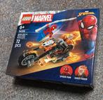 Lego Marvel 76335 Spiderman vs. Ghostrider Motorcycle  = 6 e, Ophalen of Verzenden, Nieuw