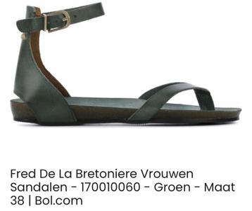 Gezocht: Sandalen Fred de la bretoniere beige/bruin 38 beschikbaar voor biedingen