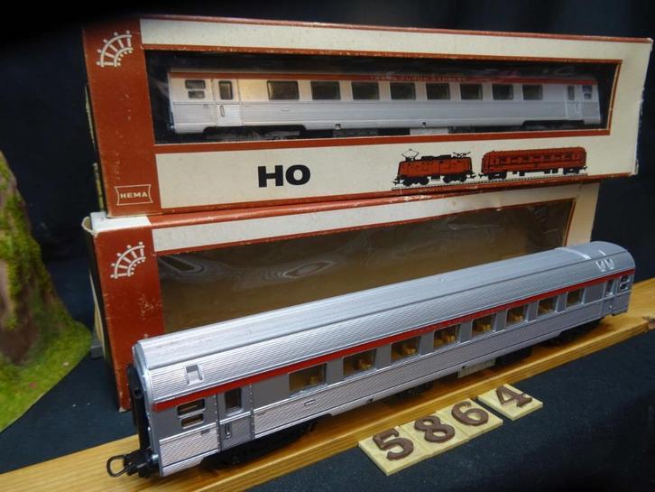 5864=Lima Trans Europ Express/IC rijtuigen van de SNCF.511, Hobby en Vrije tijd, Modeltreinen | H0, Nieuw, Wagon, Gelijkstroom