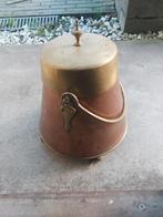 Antieke Koperen doofpot met Deksel, Antiek en Kunst, Antiek | Koper en Brons, Ophalen, Koper