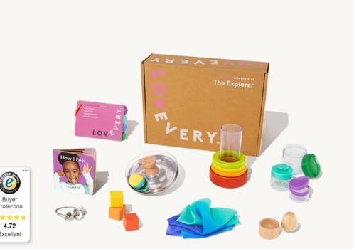 speelgoed - Montesorri - Lovery Box - 9-10 maanden, Kinderen en Baby's, Speelgoed | Houten speelgoed, Nieuw, Overige typen, Ophalen of Verzenden