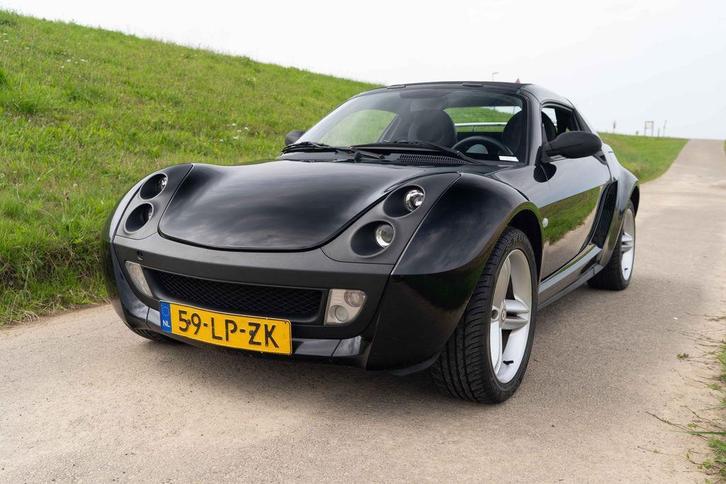 Smart Roadster Targa Coupe | 2003, Auto's, Oldtimers, Bedrijf, Te koop, Smart, Benzine, Overige carrosserieën, Automaat, Zwart