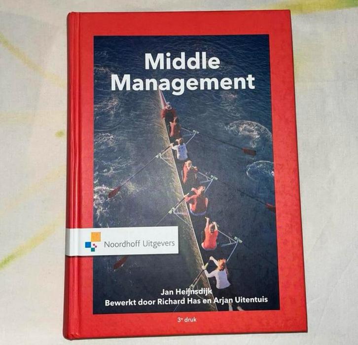 Middle management niveau 4 mbo|roc, Boeken, Economie, Management en Marketing, Zo goed als nieuw, Management, Ophalen of Verzenden