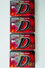 4 nieuw TDK SA 90 audio cassettes, 2 t/m 25 bandjes, Overige genres, Ophalen of Verzenden, Nieuw in verpakking