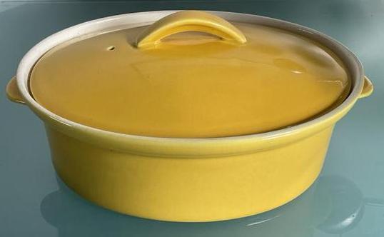 Villeroy & Boch Dekschaal - Geel, Antiek en Kunst, Antiek | Servies los, Ophalen of Verzenden