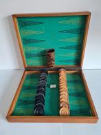 backgammon in houten koffer, Ophalen of Verzenden