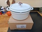 Staub Braadpan 24cm Wit - Nieuw in Doos!, Huis en Inrichting, Ophalen of Verzenden