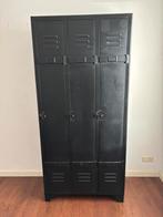 Stoere zwart metalen lockerkast, Ophalen, Zo goed als nieuw