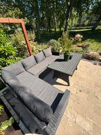 Loungeset AGERMOSE. Nette loungeset/tuinset zwart., Ophalen, Zo goed als nieuw