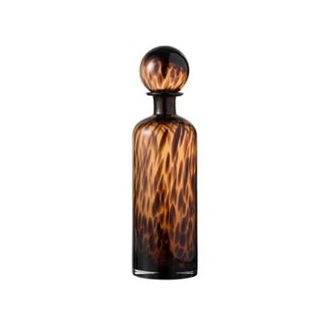 Decoratiefles - Bottle Chic Bruin Leopard - Nieuw  beschikbaar voor biedingen