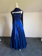 Saffierblauwe galajurk maat 38, Kleding | Dames, Maat 38/40 (M), Galajurk, Blauw, Ophalen of Verzenden
