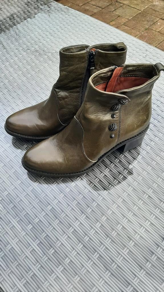MJUS dameslaarsjes maat 39., Kleding | Dames, Schoenen, Verzenden, Zo goed als nieuw, Groen, Instappers