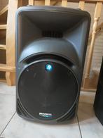 Mackie SRM450 actieve speaker met hoes, Audio, Tv en Foto, Luidsprekers, Gebruikt, 120 watt of meer, Front, Rear of Stereo speakers