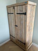 Mooie robuuste Kledingkast steigerhout Jorg, Huis en Inrichting, Kasten | Kledingkasten, Ophalen, Gebruikt, 100 tot 150 cm, 200 cm of meer