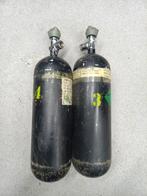 2 x 6ltr Carbon fles 300bar - Gebruikt Airsoft, Ophalen of Verzenden, Gebruikt, Duikfles