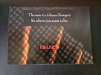 Brochure Isuzu Trooper UK, Ophalen of Verzenden, Overige merken