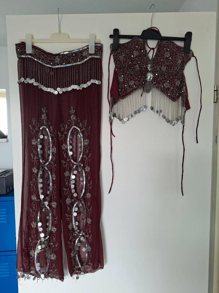 Buikdans kostuum, Kleding | Dames, Carnavalskleding en Feestkleding, Zo goed als nieuw, Kleding, Overige thema's, Maat 42/44 (L)