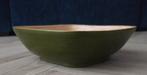 Fruitmand van bamboe. Groen., Huis en Inrichting, Woonaccessoires | Schalen en Manden, Gebruikt, Schaal, Vierkant, Ophalen of Verzenden