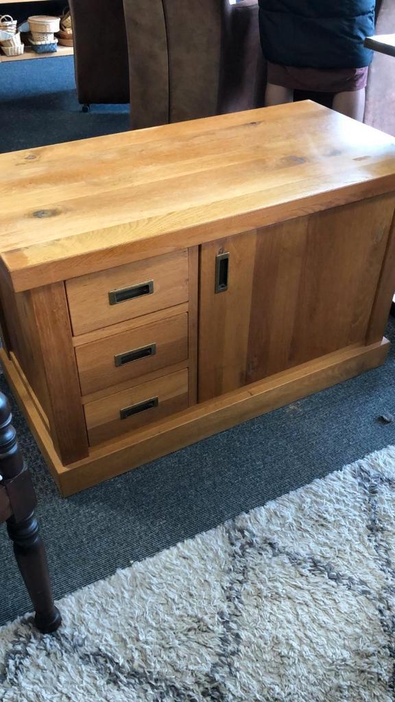 Eiken kastje, Huis en Inrichting, Kasten | Dressoirs, Gebruikt, 25 tot 50 cm, Ophalen