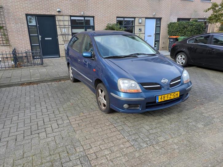 Nissan Almera Tino 1.8 2000 Blauw, Auto's, Nissan, Particulier, Almera Tino, Airbags, Airconditioning, Elektrische ramen, Benzine