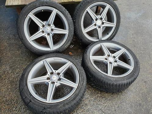 Velgen lichtmetaal Mercedes C klasse 18 inch, 5x112 breedset, Auto-onderdelen, Banden en Velgen, Banden en Velgen, All Season