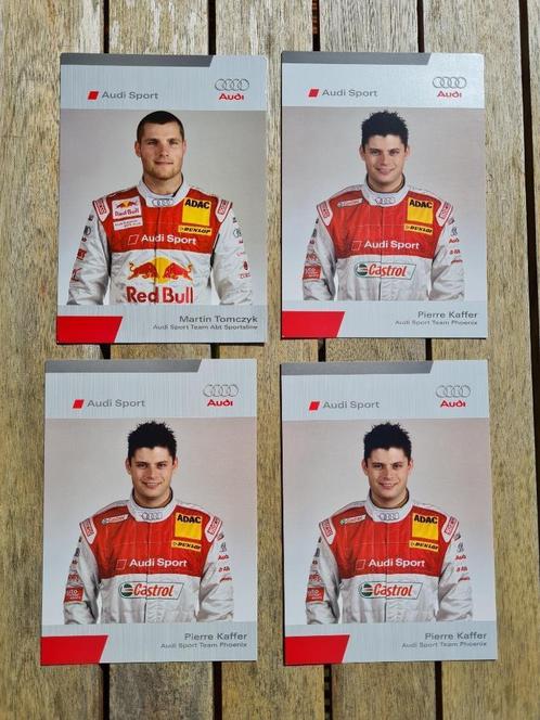 Audi 2006 DTM Audi Sport Team Ansichtkaart 4 stuks, Verzamelen, Automerken, Motoren en Formule 1, Nieuw, Formule 1, Verzenden